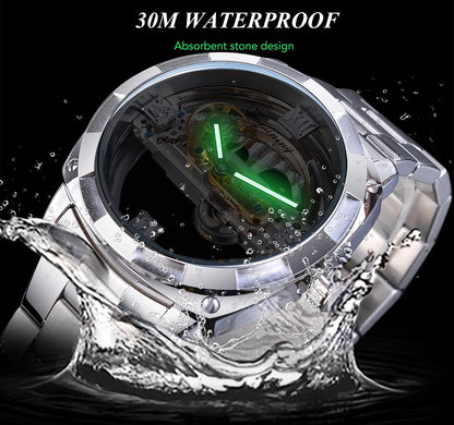 Men&amp;amp;amp;amp;#039;s Transparent Mechanical Watch (Waterproof)