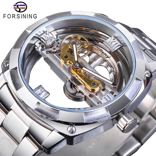 Men&amp;amp;amp;amp;#039;s Transparent Mechanical Watch (Waterproof)