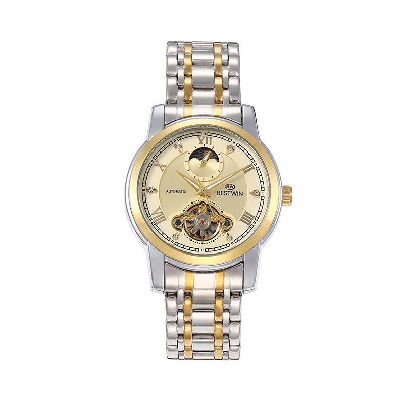 Doctor Tong BESTWIN  Classic Men&#039;s Watch Sun Moon Star Mechanical Watch Men&#039;s Watch
