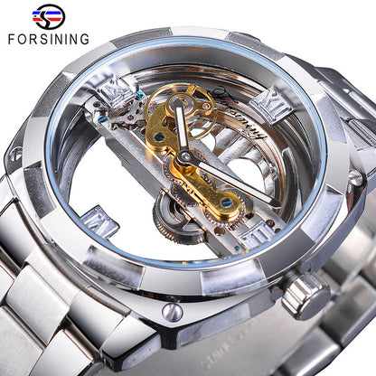 Men&amp;amp;amp;amp;#039;s Transparent Mechanical Watch (Waterproof)