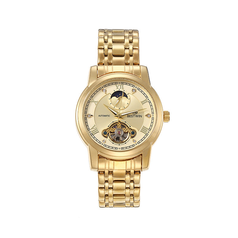 Doctor Tong BESTWIN  Classic Men&#039;s Watch Sun Moon Star Mechanical Watch Men&#039;s Watch